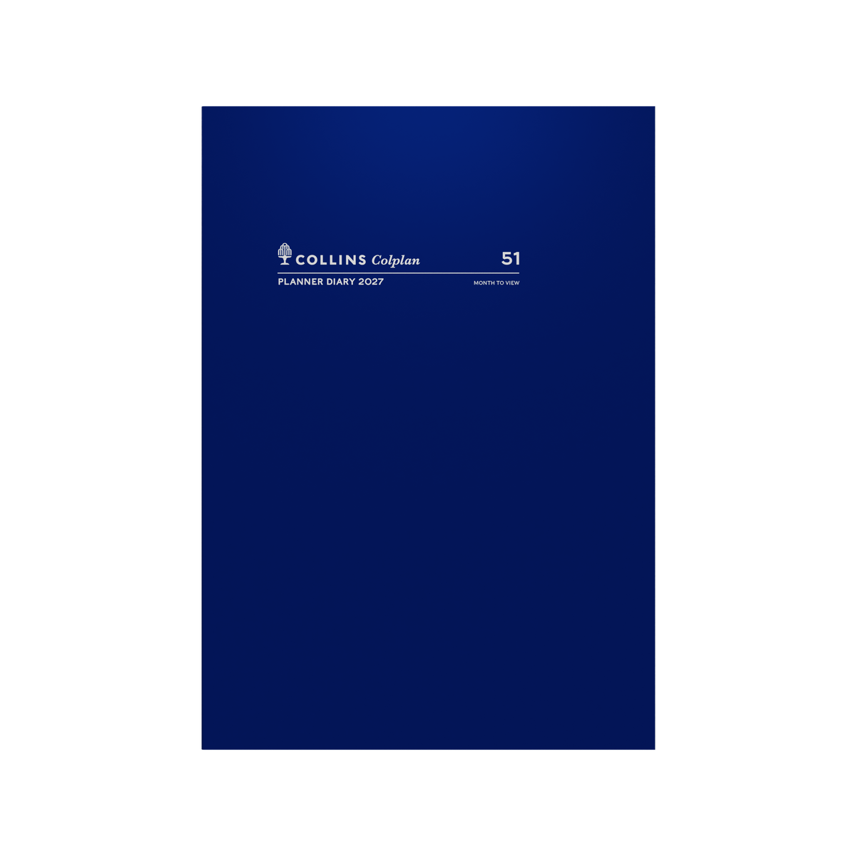 Collins Colplan Planner Diary 2027 A4 Month to View Navy
