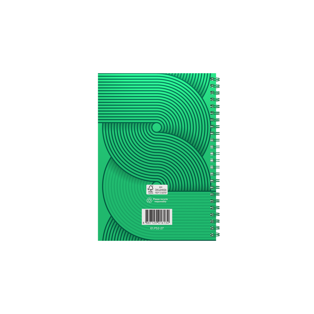 Collins Colplan 2027 A5 Week to View With Notes Diary Green