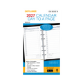 Debden Dayplanner 2027 Personal 6-Ring Refill - Day to a Page