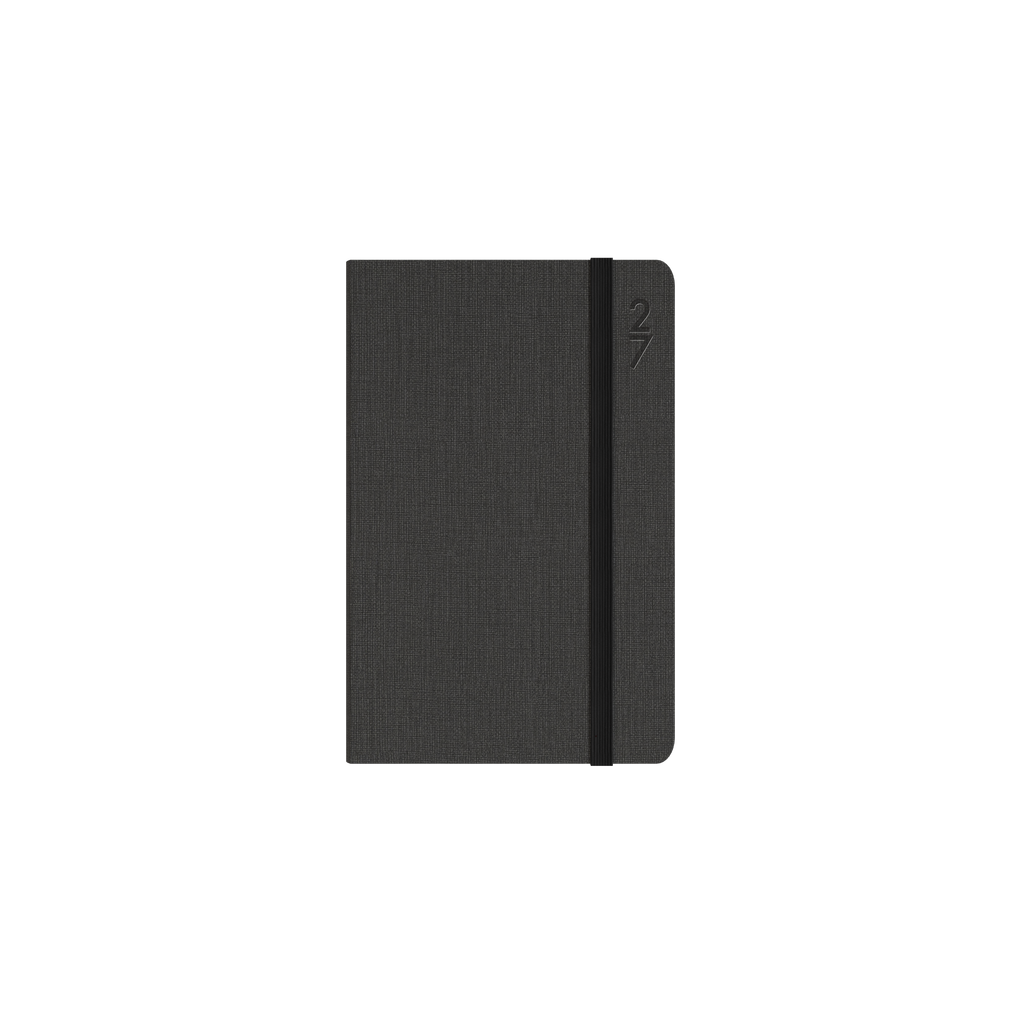 Collins Debden Designer 2027 85x132mm Week to View Charcoal