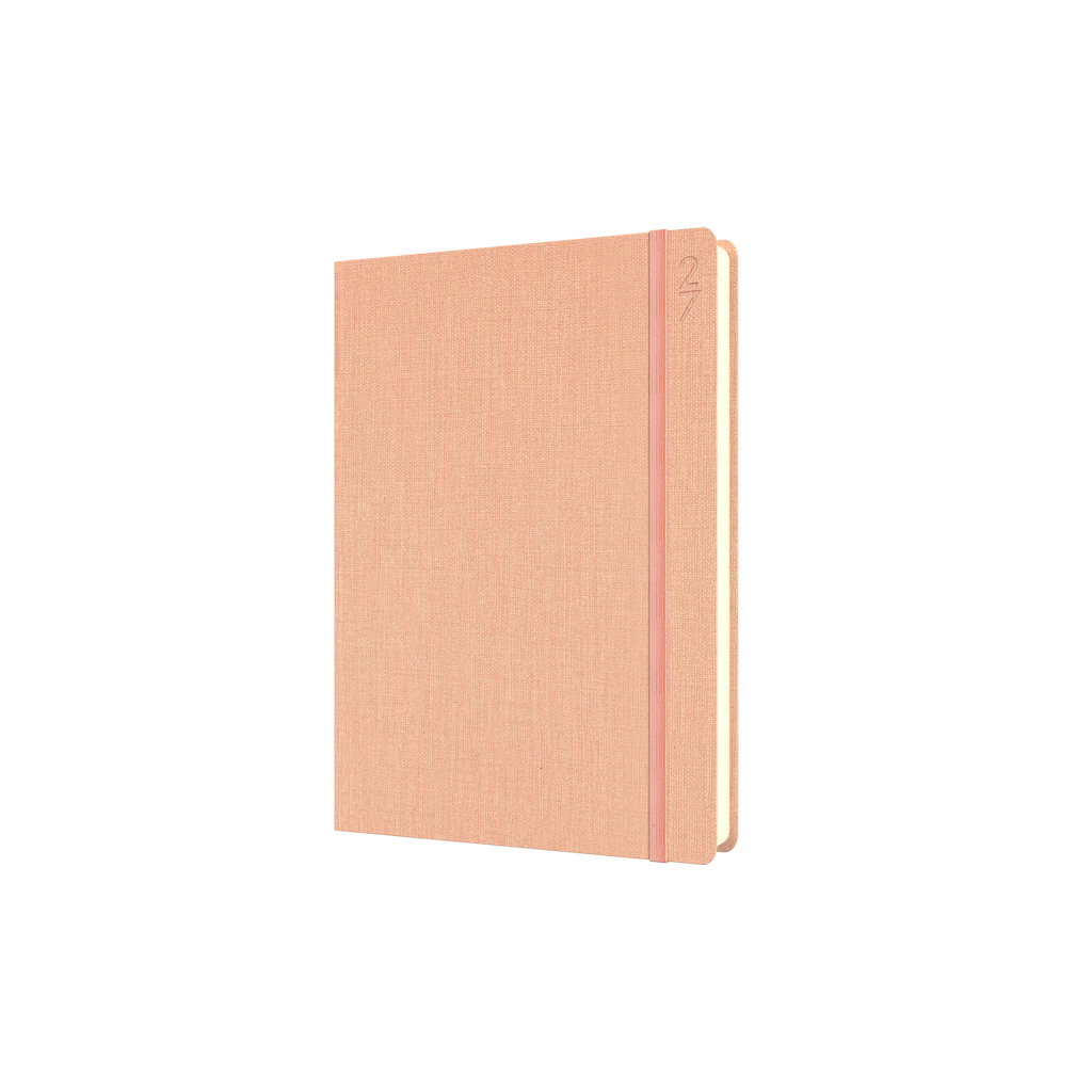 Collins Debden Designer 2027 A5 Day to Page Peach
