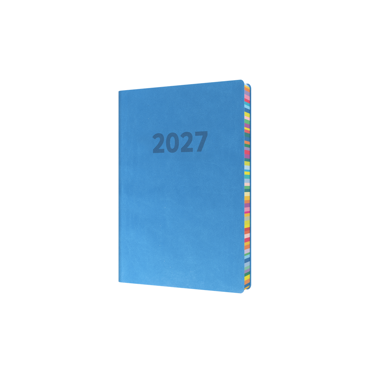 Collins Edge Rainbow 2027 A5 Day to Page Blue