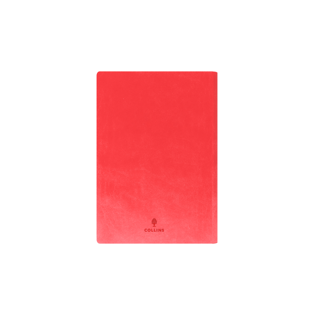 Collins Edge Rainbow 2027 A5 Day to Page Red