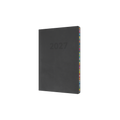 Collins Edge Rainbow 2027 A5 Week to View Charcoal