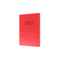 Collins Edge Rainbow 2027 A5 Week to View Red