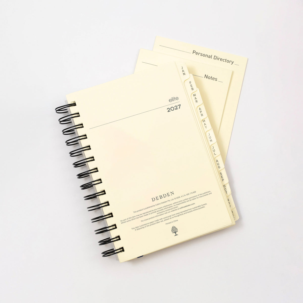 Collins Elite 2027 Compact 190x127mm Day to Page Diary Refill