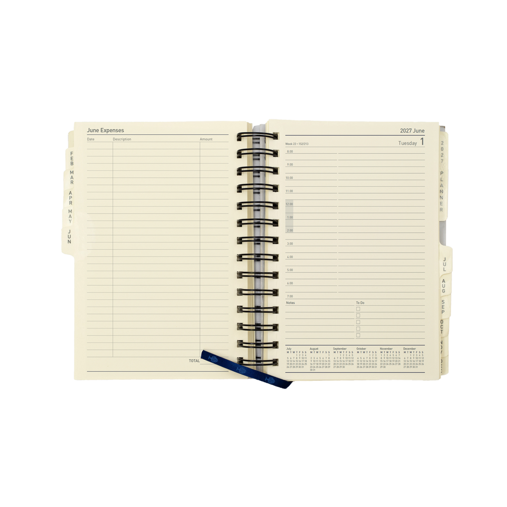 Collins Elite 2027 Compact 190x127mm Day to Page Diary Refill
