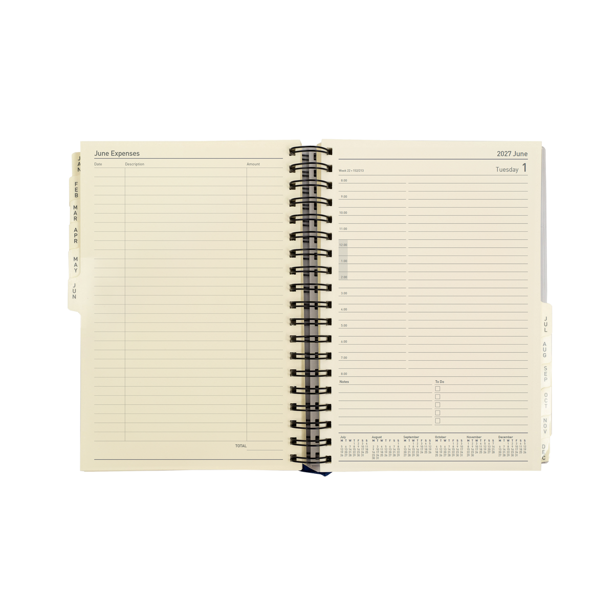 Collins Elite 2027 Executive 246x164mm Day to Page Diary Refill