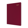 Collins Essential Diary 2027 A4 Day to a Page Maroon