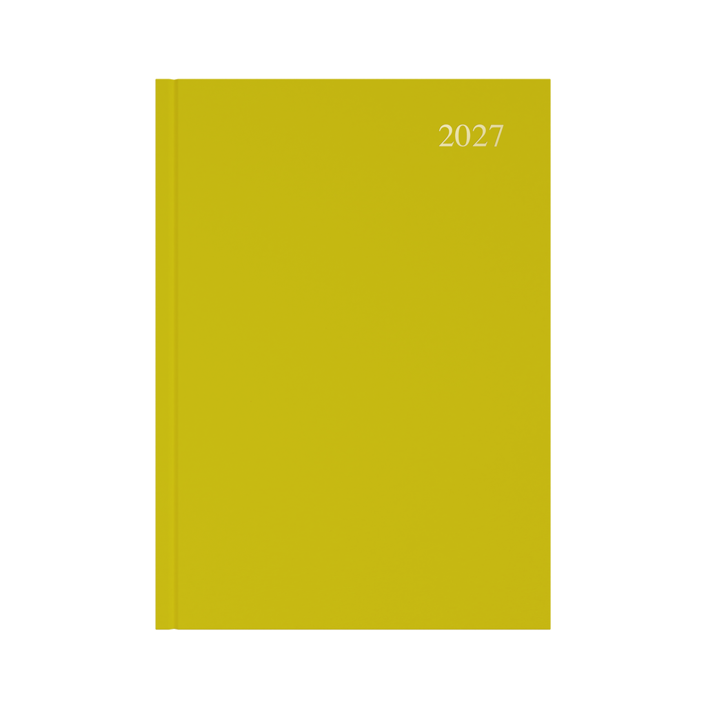 Collins Essential Diary 2027 A4 Day to a Page Yellow