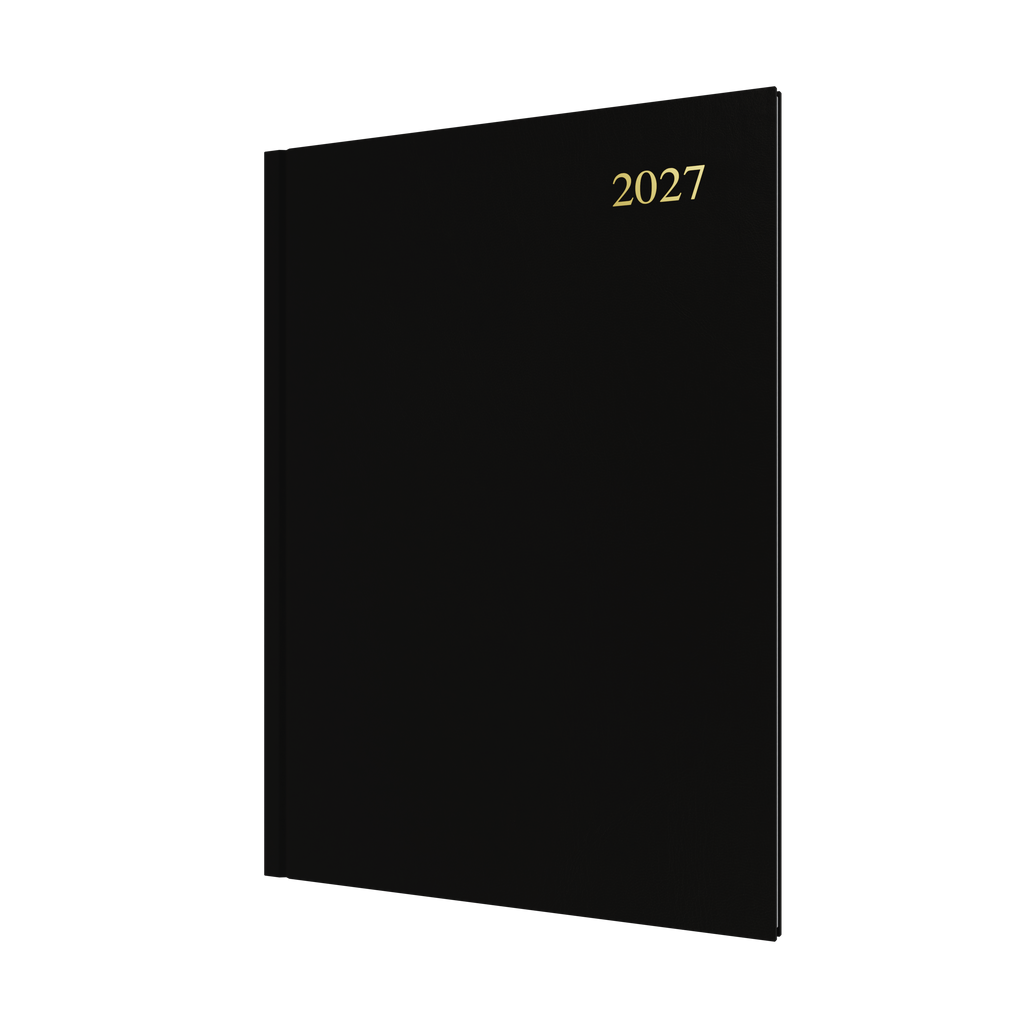 Collins Essential Diary 2027 A4 Week to View Black