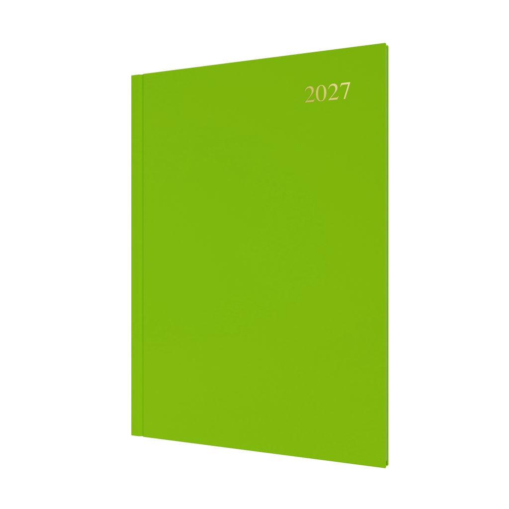 Collins Essential Diary 2027 A4 Week to View Lime