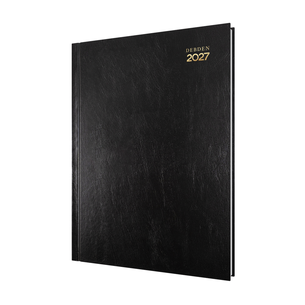 Collins Kyoto 2027 A4 Day to Page Diary Black