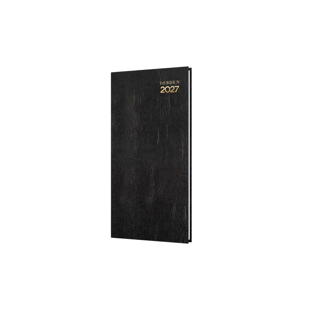 Collins Kyoto 2027 B6/7 Slimline Week to View Diary Black