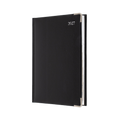 Collins Management 2027 A5 Bonded Leather Day to Page Black
