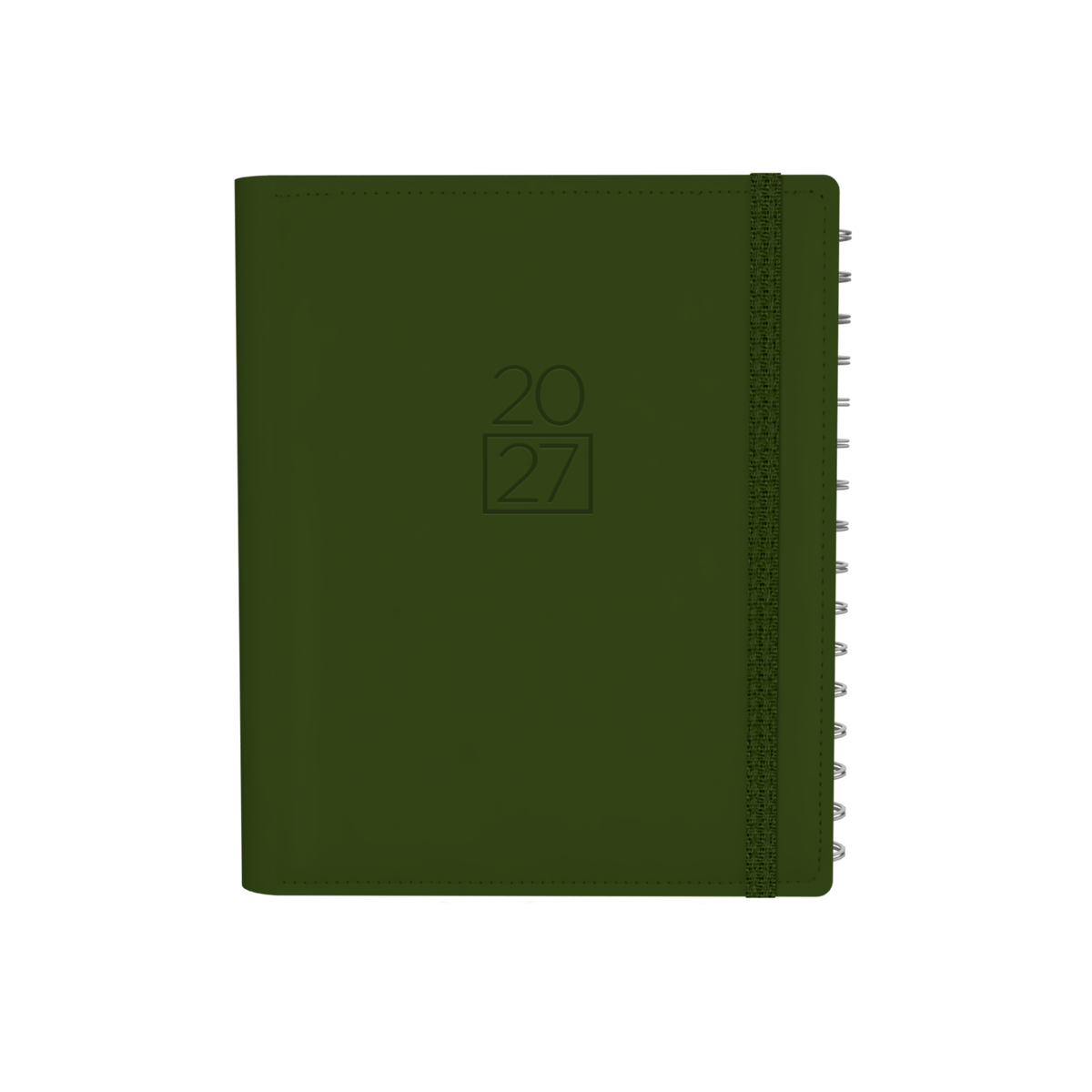 Collins Plan + Note Pro 2027 A5 Week to View Green