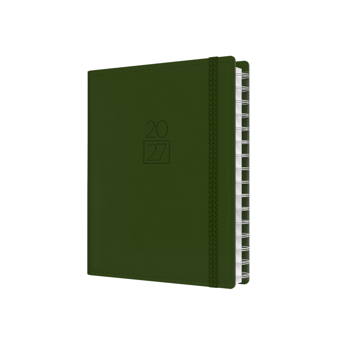 Collins Plan + Note Pro 2027 A5 Week to View Green