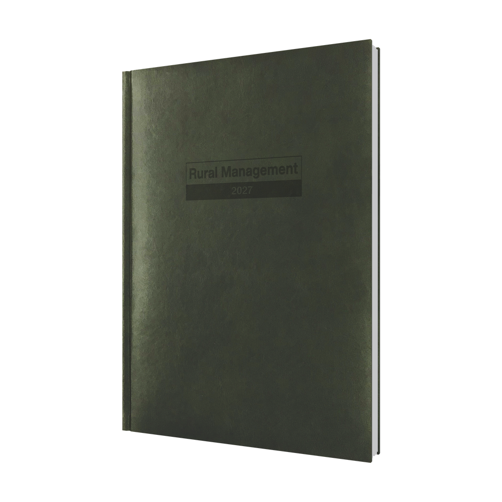 Collins Rural Management 2027 A4 2 Days to a Page Green