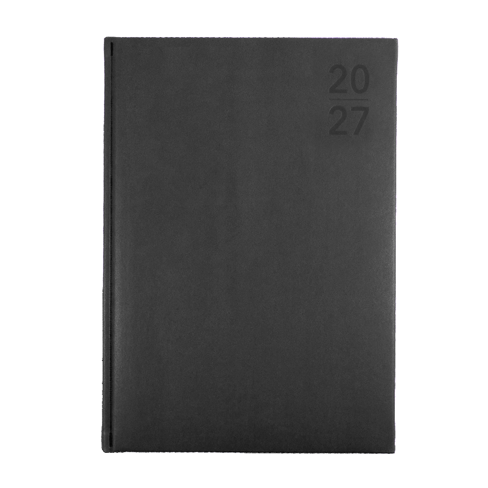 Collins Silhouette 2027 A4 Day to Page Diary Charcoal