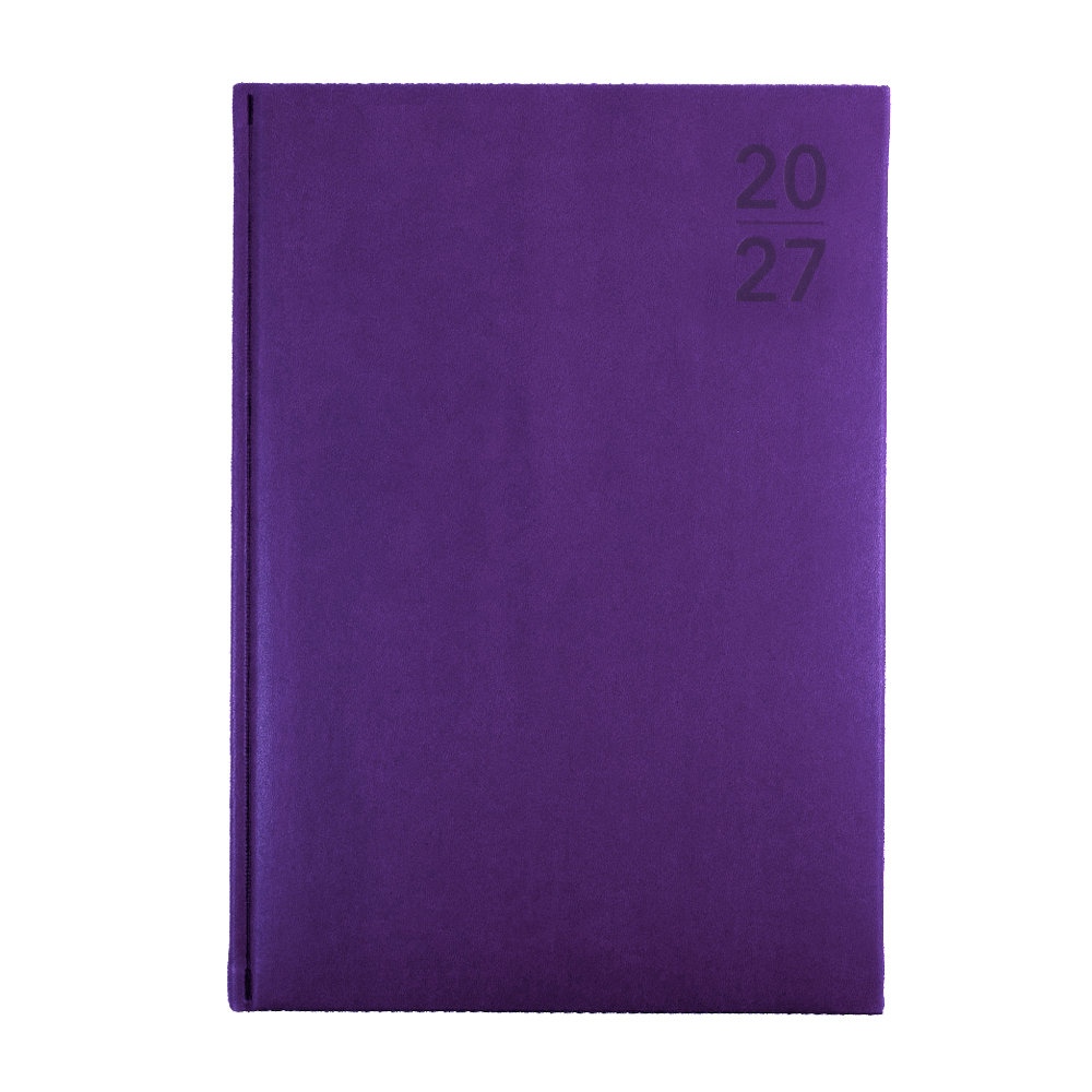 Collins Silhouette 2027 A4 Day to Page Diary Purple