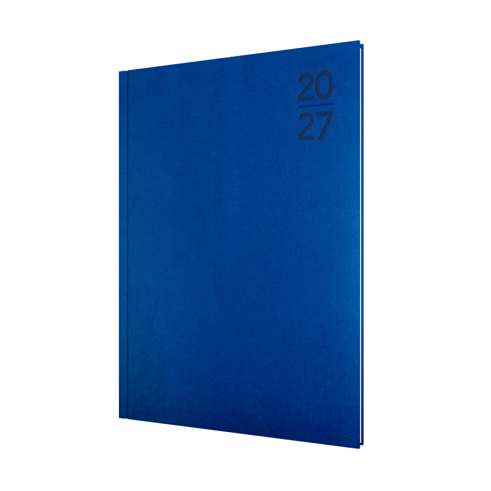 Collins Silhouette 2027 A4 Week to View Diary Navy