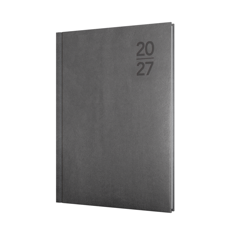 Collins Silhouette 2027 A5 Week to View Diary Charcoal