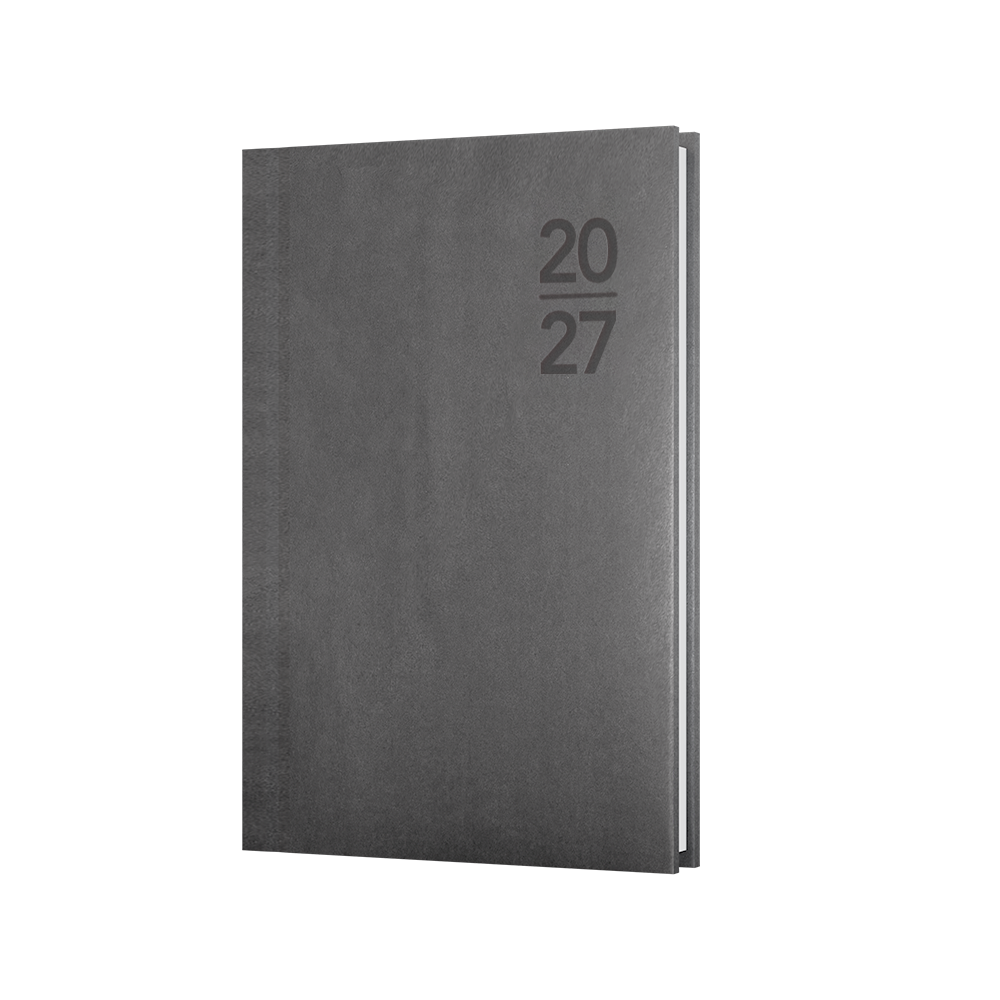Collins Silhouette 2027 B7R Week to View Diary Charcoal