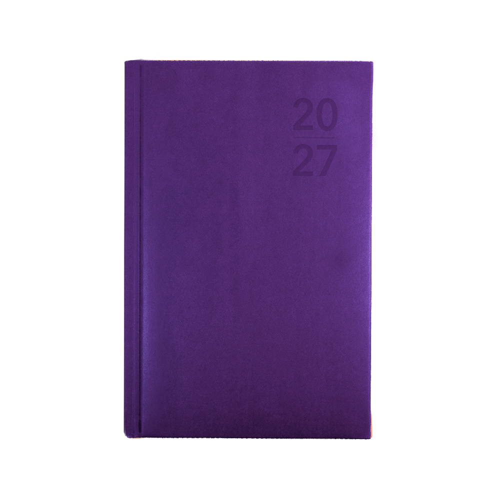 Collins Silhouette 2027 B7R Week to View Diary Purple