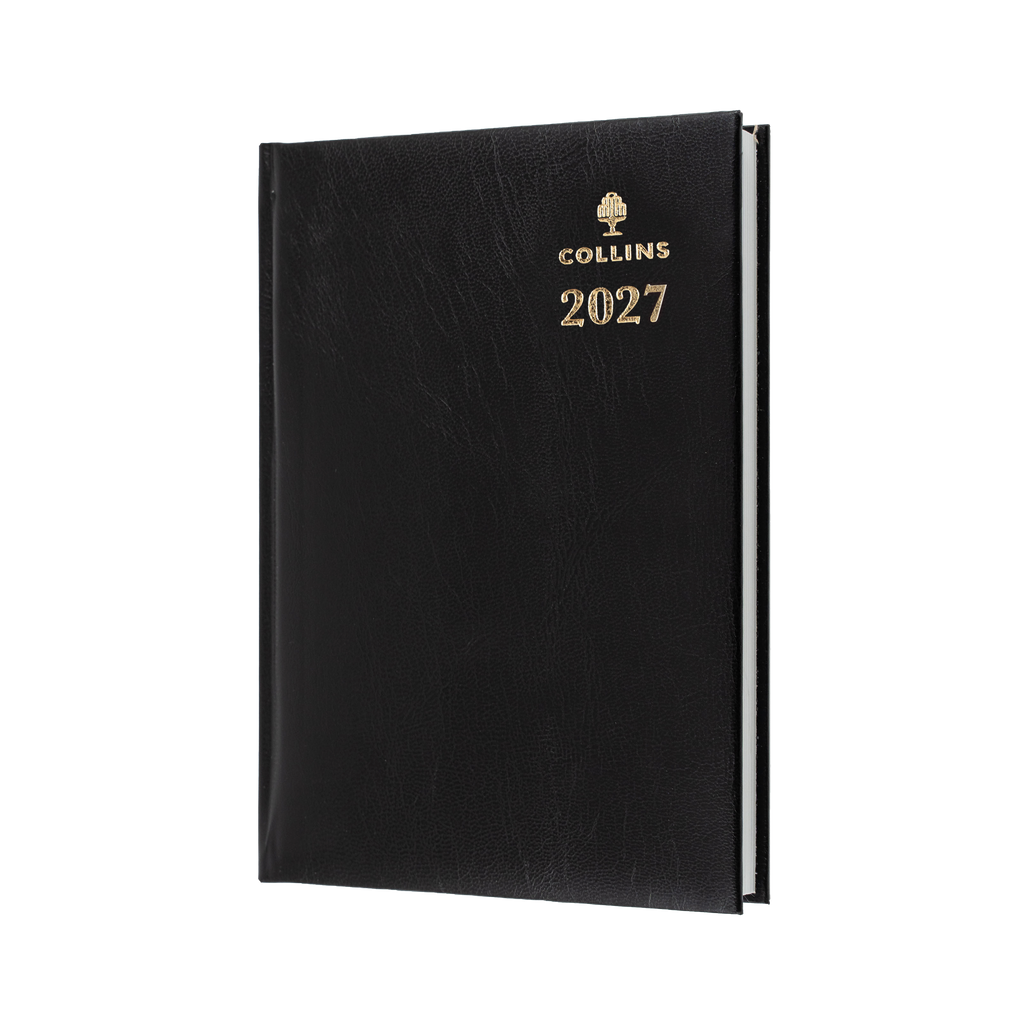 Collins Sterling 2027 A5 Day to Page Black