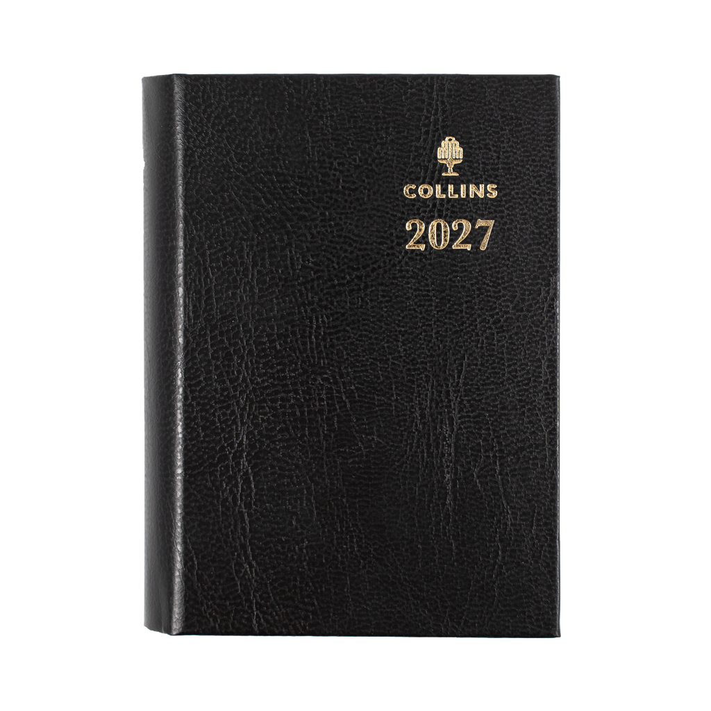 Collins Sterling 2027 A7 Day to Page Black