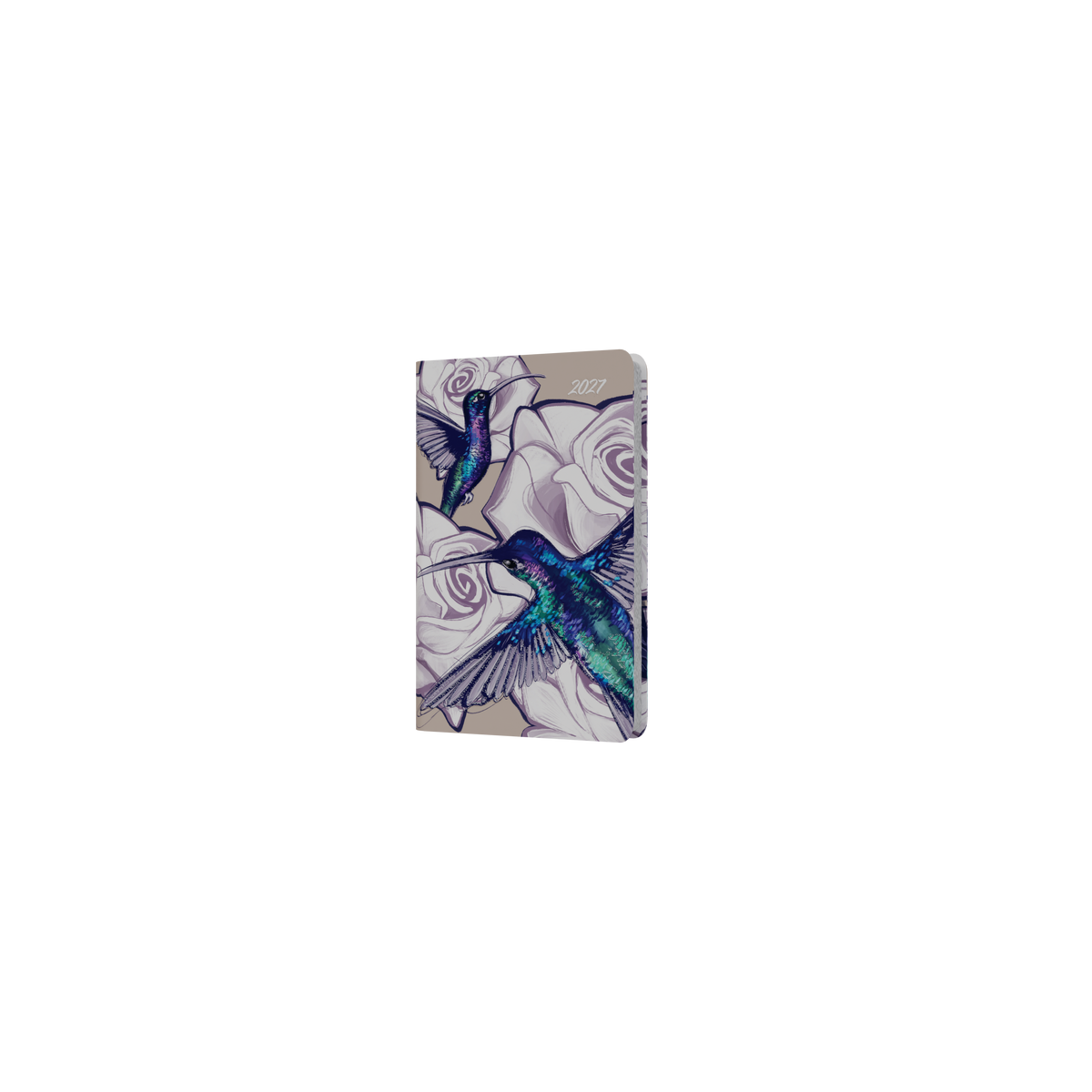 Collins The Roses 2027 Pocket Week to View Recycled Diary - Hummingbird