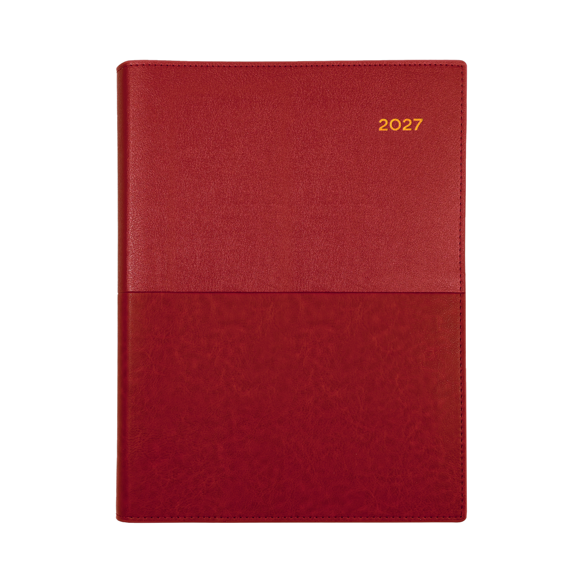 Collins Vanessa Diary 2027 A4 Day to Page Red