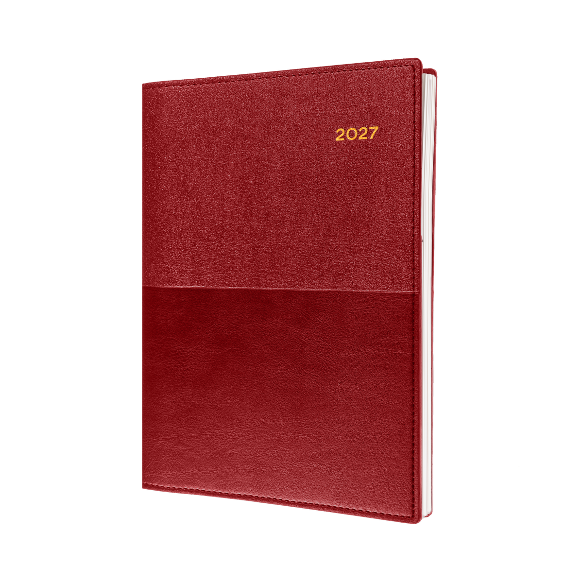 Collins Vanessa Diary 2027 A4 Day to Page Red