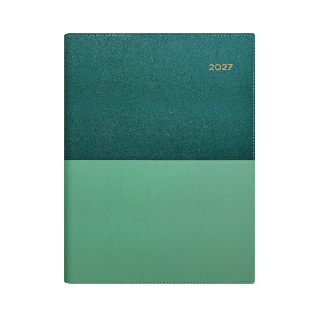 Collins Vanessa Diary 2027 A4 Day to Page Teal