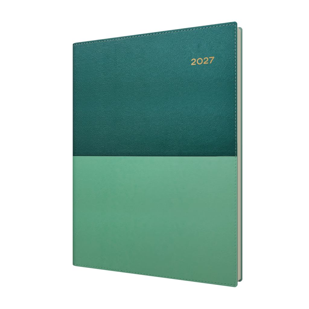 Collins Vanessa Diary 2027 A4 Day to Page Teal