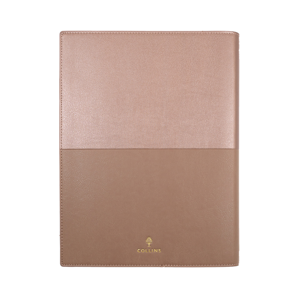 Collins Vanessa Diary 2027 A4 Week to View Rose Gold