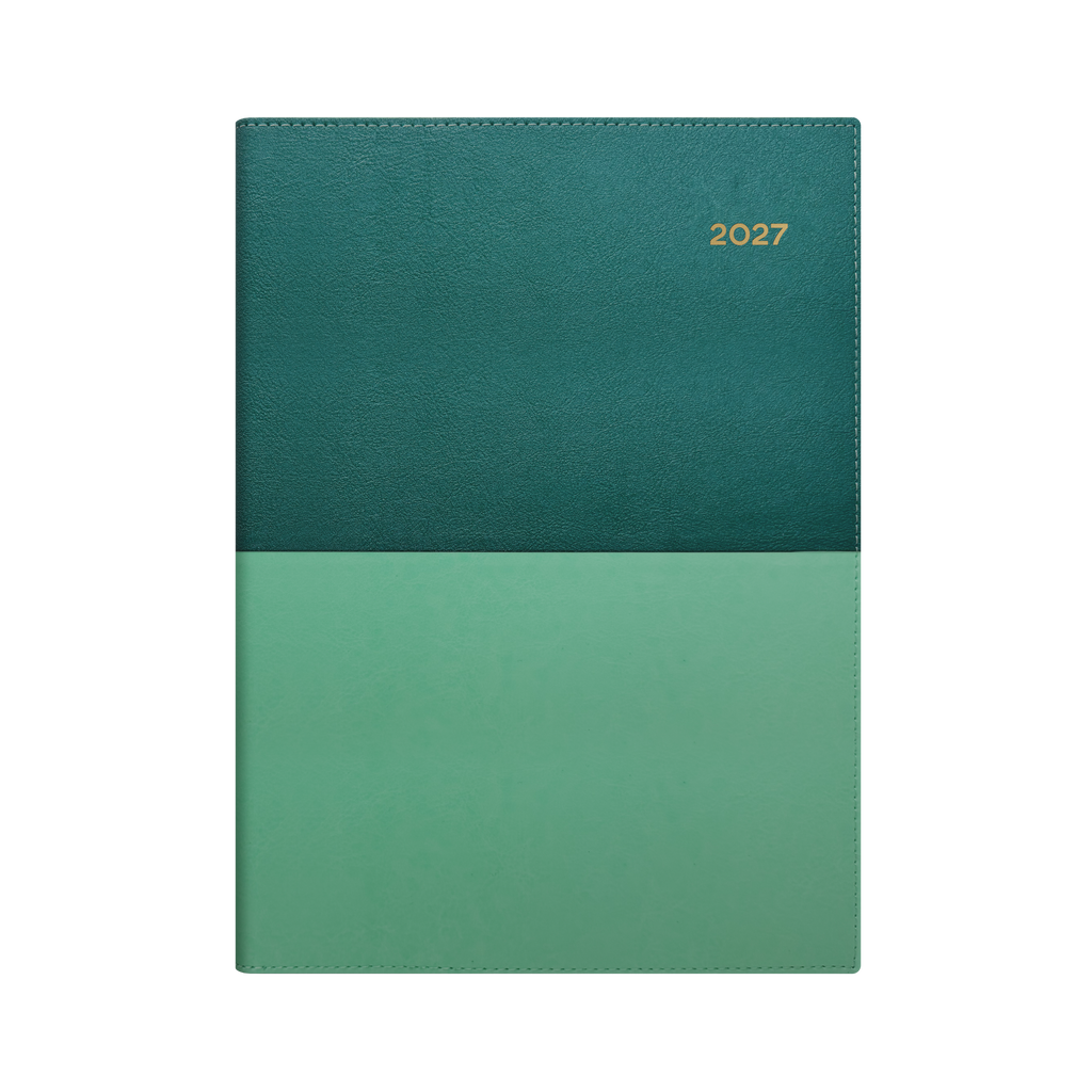 Collins Vanessa Diary 2027 A4 Week to View Teal