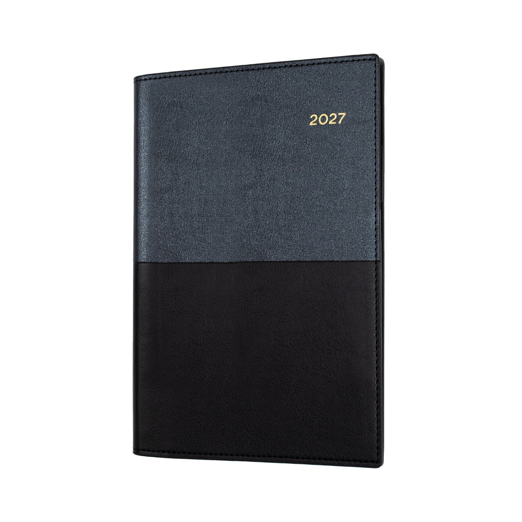 Collins Vanessa Diary 2027 A5 Month to View Black