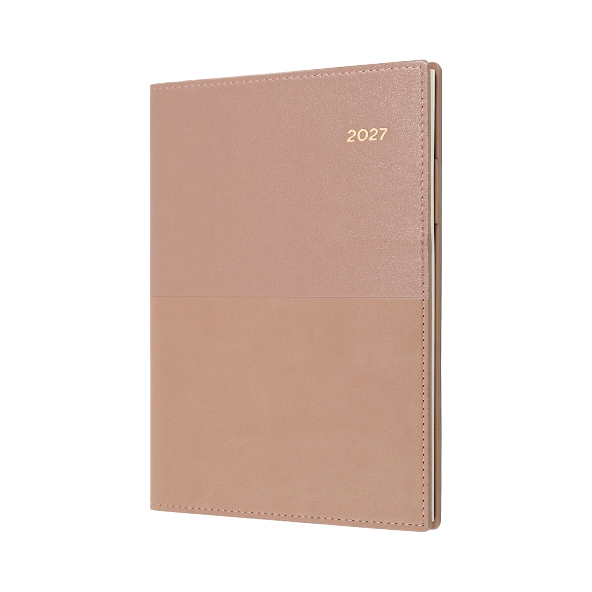 Collins Vanessa Diary 2027 A5 Month to View Rose Gold