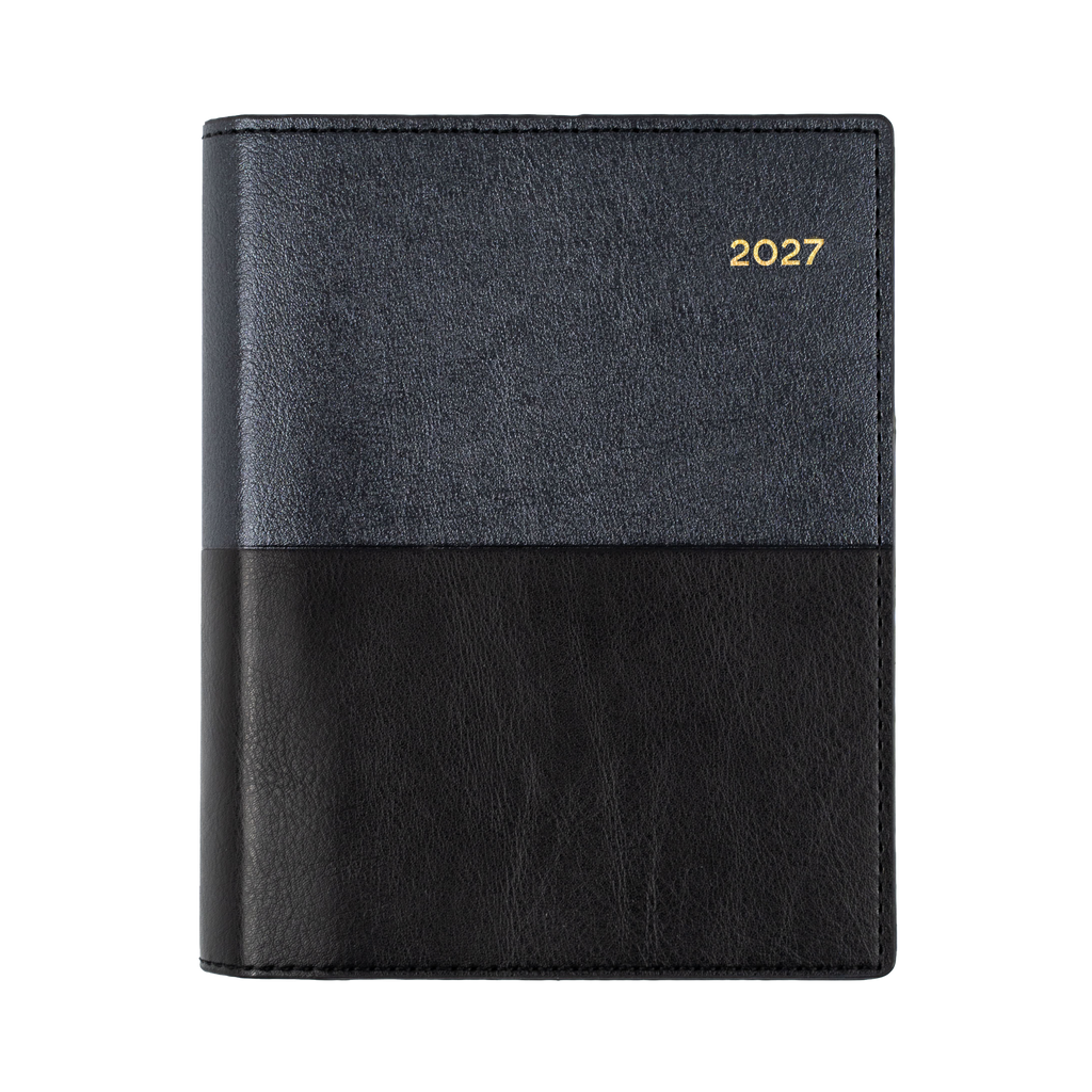 Collins Vanessa Diary 2027 A6 Day to Page Black