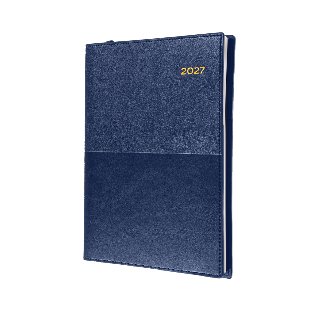 Collins Vanessa Diary 2027 A6 Week to View Blue