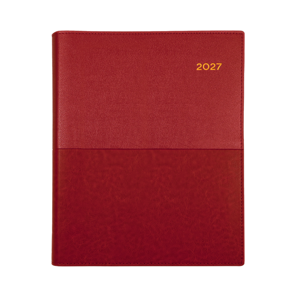 Collins Vanessa Diary 2027 A6 Week to View Red