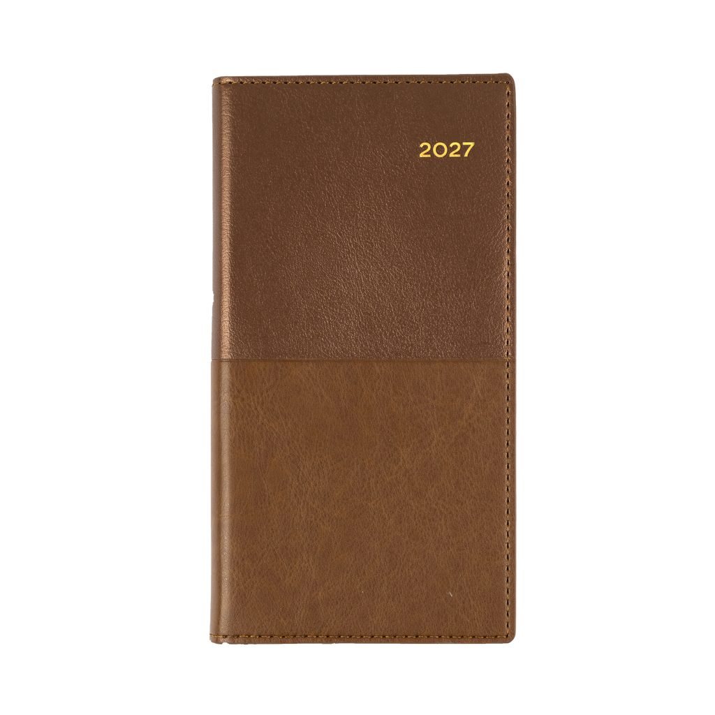 Collins Vanessa Diary 2027 B6/7 Week to View Tan