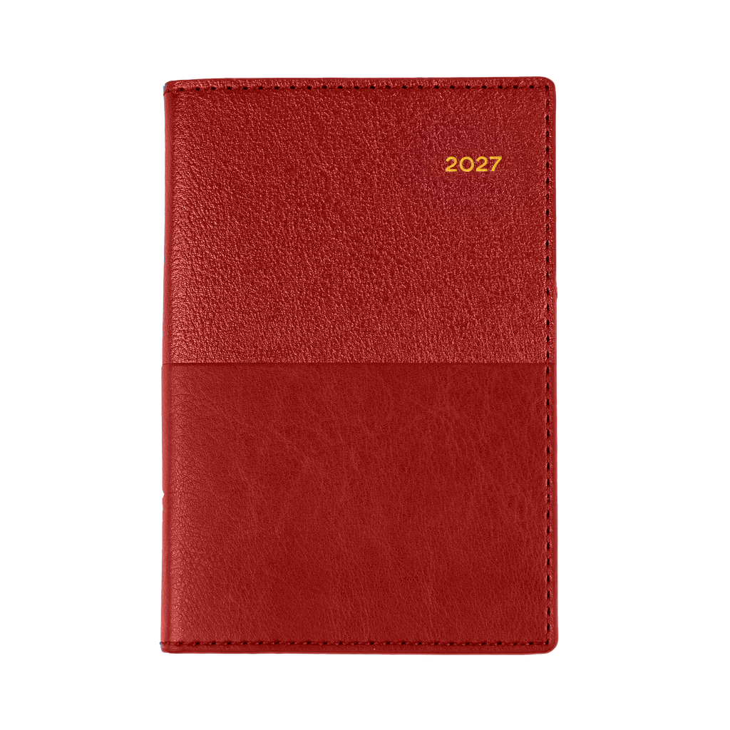 Collins Vanessa Diary 2027 B7R Week to View Red