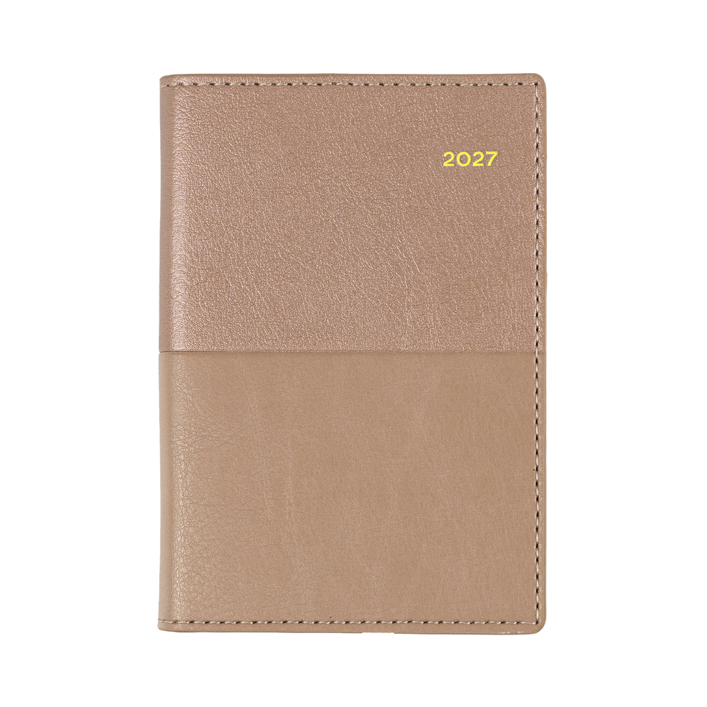Collins Vanessa Diary 2027 B7R Week to View Rose Gold