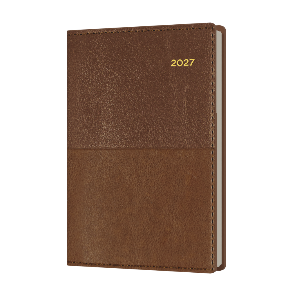 Collins Vanessa Diary 2027 B7R Week to View Tan