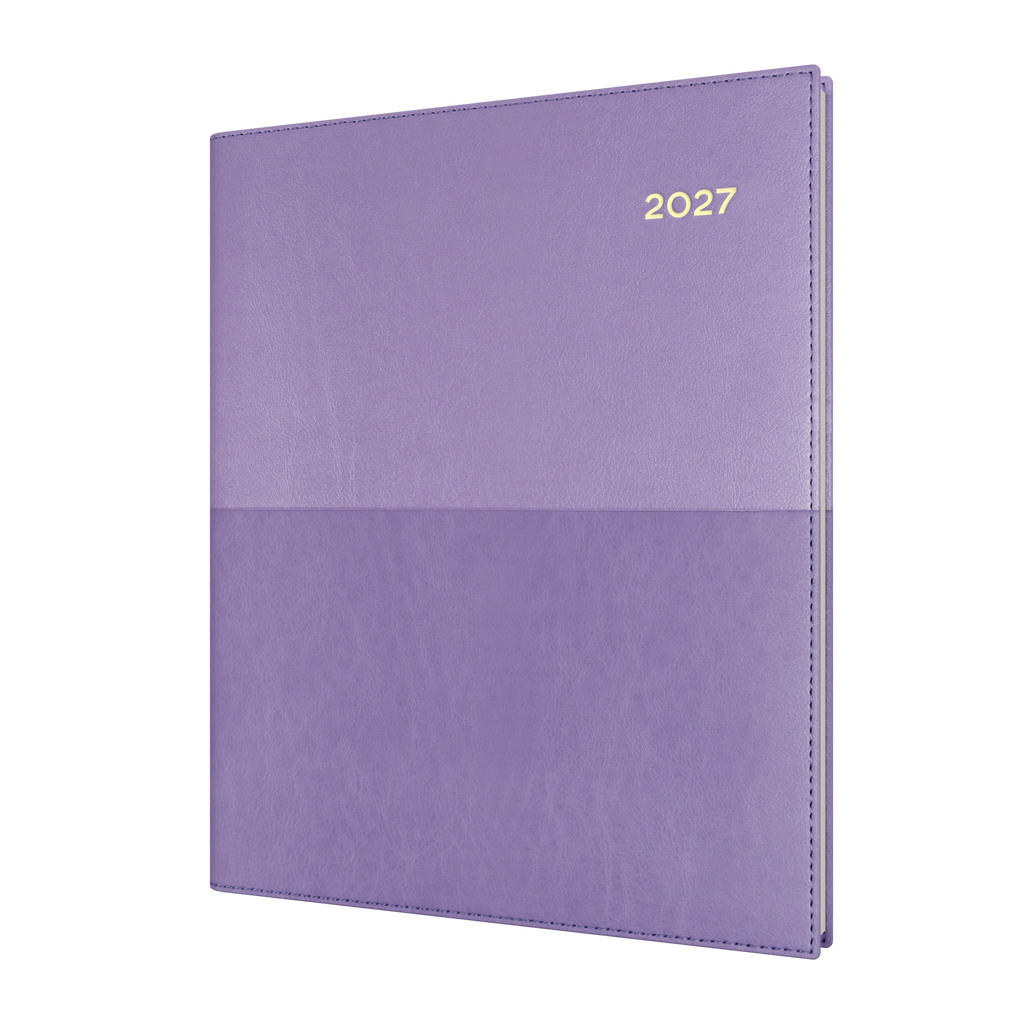 Collins Vanessa Diary 2027 Quarto Week to View (Vertical) Lilac