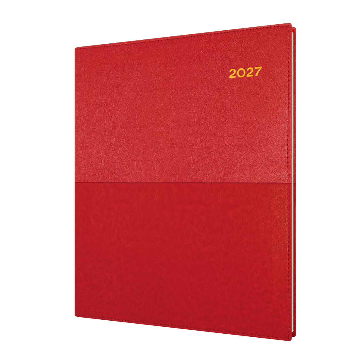 Collins Vanessa Diary 2027 Quarto Week to View (Vertical) Red