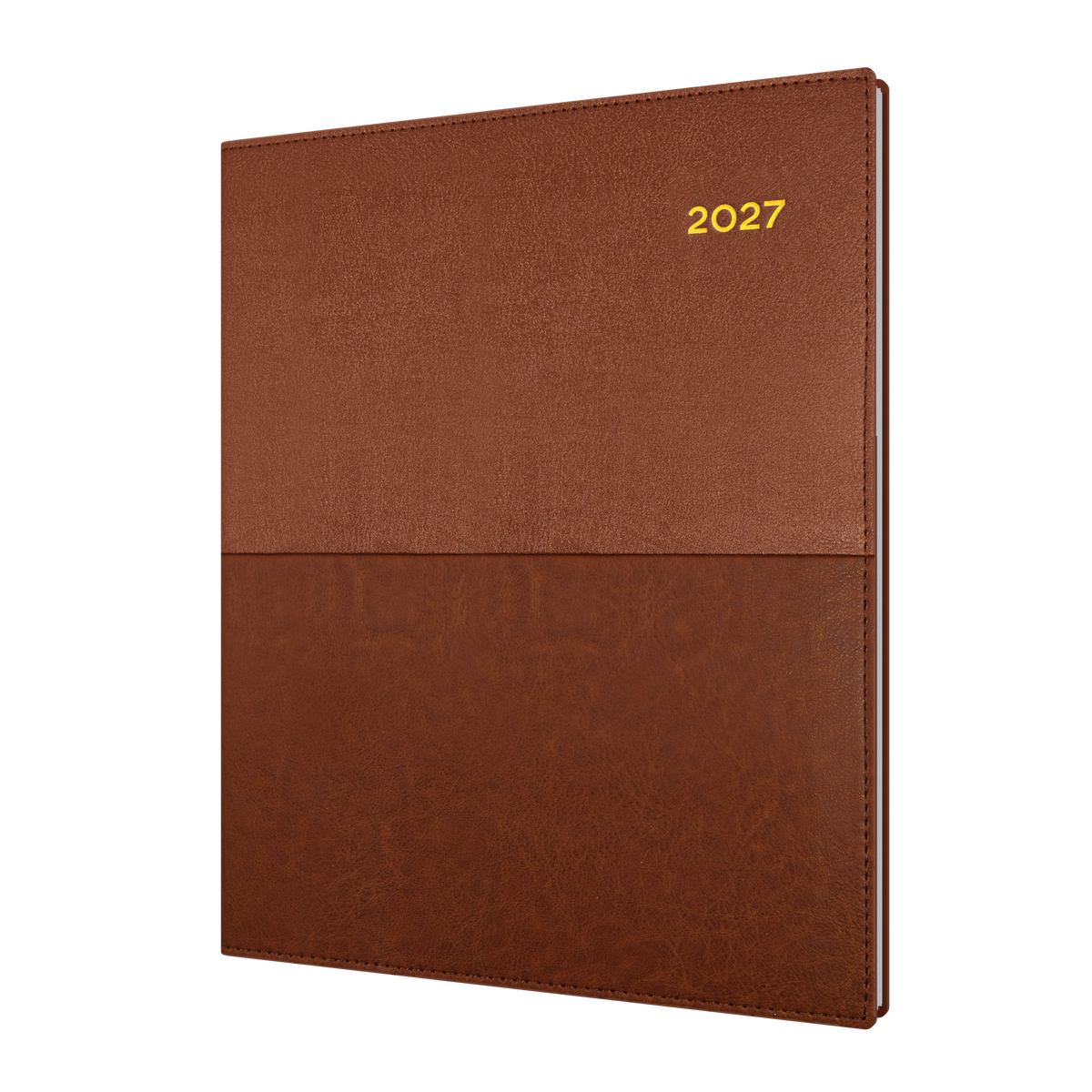 Collins Vanessa Diary 2027 Quarto Week to View (Vertical) Tan