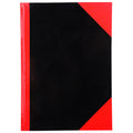 Cumberland Black and Red Notebook Gloss Cover A4 200 Leaf